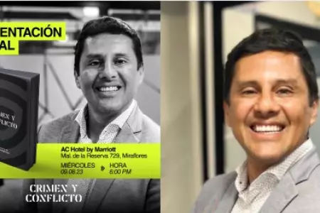 Sandro Espinoza presenta 'Crimen y Conflicto'