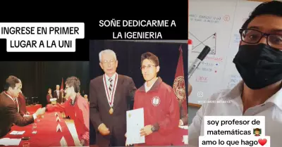 Primer puesto de la UNI dej su carrera y fue docente.