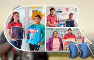 Caja Huancayo regaló 30 mochilas fumigadoras a clientes de campaña agropecuaria