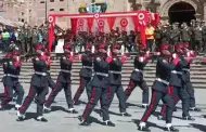 Puno: Sin presencia de autoridades locales se realiza desfile militar por Fiestas Patrias