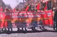 Arequipa: Gremios marchan contra el gobierno de Dina Boluarte