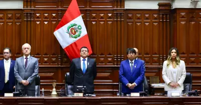 Pleno del Congreso recibir a la presidenta Dina Boluarte.