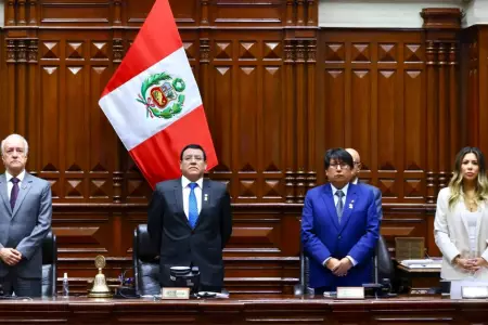 Pleno del Congreso recibir a la presidenta Dina Boluarte.