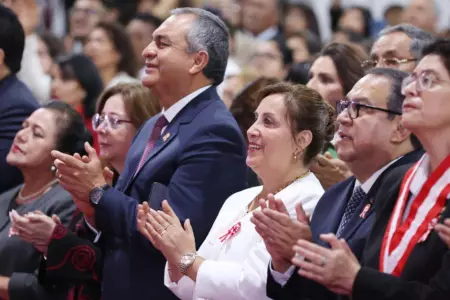 Presidenta Dina Boluarte asisti a ceremonia de Accin de Gracias por el Per.
