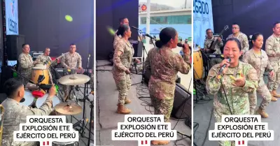 Orquesta del Ejrcito deslumbra con concierto al ritmo de cumbia.