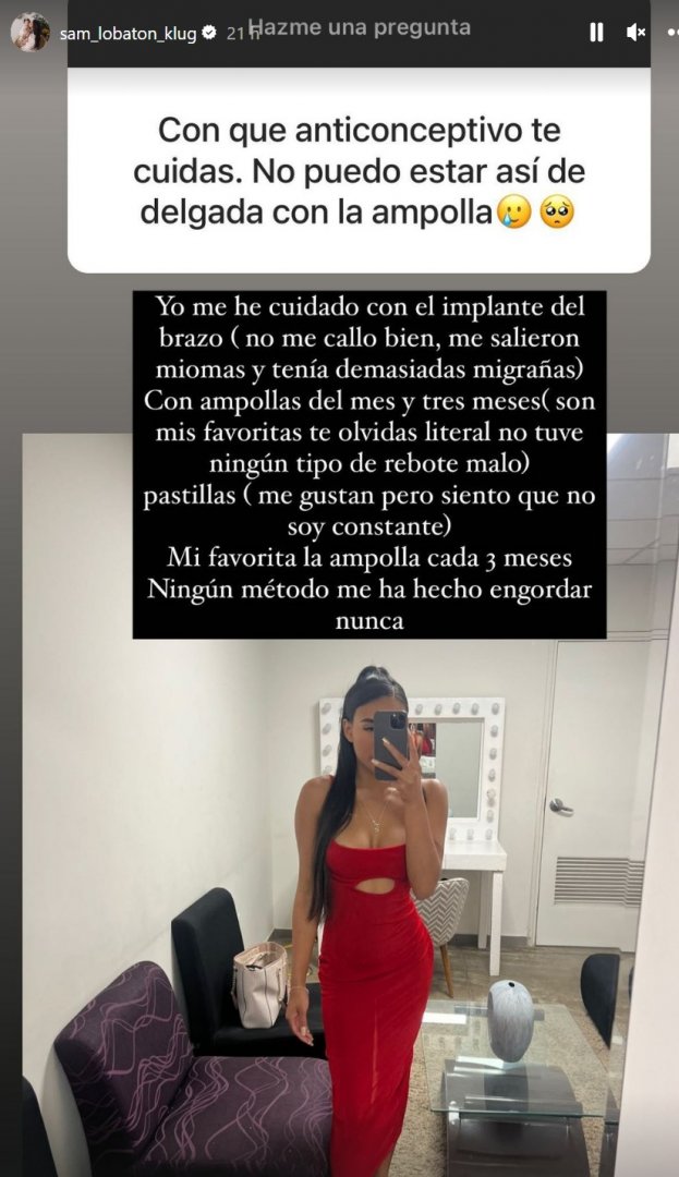 Samahara Lobatón habla sobre métodos anticonceptivos