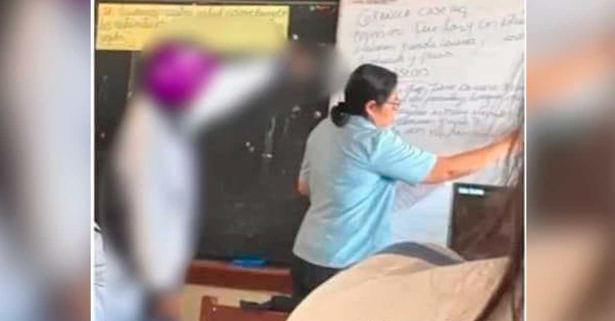 Piura Profesora de colegio San José denuncia que fue amenazada con aparente arma de fuego por