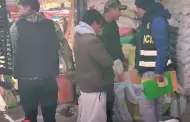 Puno: Polica intervino triler que transportaba droga camuflada en sacos de papas