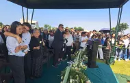 Entre lgrimas! Despiden el cuerpo joven fallecida tras impacto de avioneta al mar de Huanchaco