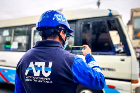 ATU sancionará a propietario del vehículo informal.