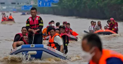 China registra sus lluvias ms fuertes en 140 aos por tifn Doksuri.