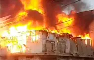 Villa El Salvador: Incendio de regulares proporciones consume una vivienda