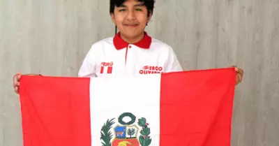 Estudiante se vuelve orgullo peruano.
