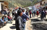 La Libertad: comuneros del distrito de Cochorco acatan paro definido y bloquearon carretera de acceso a Pataz