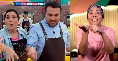 Giacomo Bocchio reclama a Katia Palma por tirar 'maicito' en 'El Gran Chef Famos
