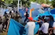 Loreto: Protesta contra alcaldesa de Alto Nanay deja 20 heridos tras enfrentamiento entre PNP y manifestantes
