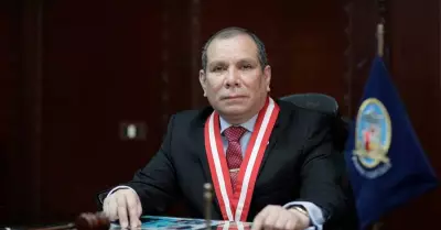 Javier Arvalo, presidente del Poder Judicial.