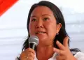 Keiko Fujimori tras asistir al velatorio de Nano Guerra.