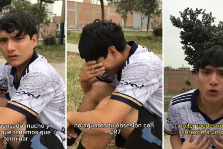 Joven se muestra feliz a pesar de que le terminan por su obsesin de CR7.