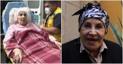 Mariella Trejos fue trasladada a un albergue por delicado estado de salud