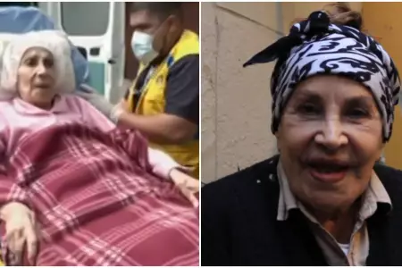 Mariella Trejos fue trasladada a un albergue por delicado estado de salud