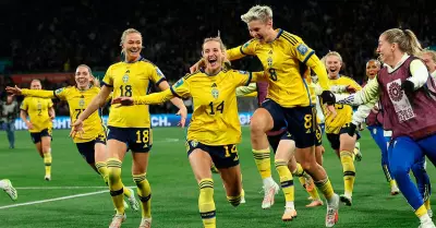 Suecia elimina a Estados Unidos de la Copa Mundial Femenina de la FIFA.