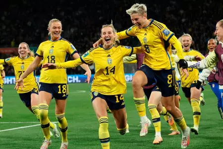 Suecia elimina a Estados Unidos de la Copa Mundial Femenina de la FIFA.