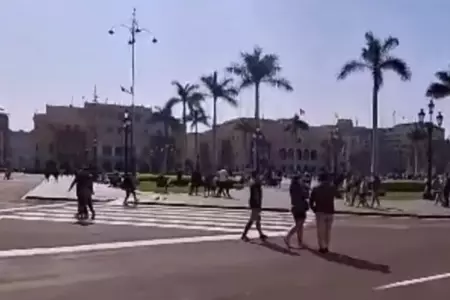 Reapertura de Plaza Mayor de Lima