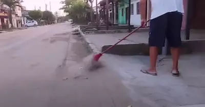 Vecinos de calle en Iquitos se quejan de exceso de polvo por obras