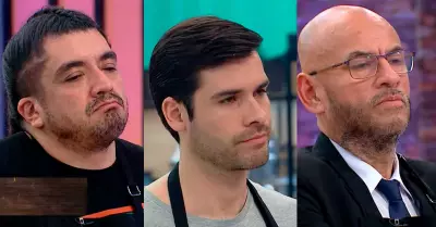 Mauricio Mesones, Jess Neyra y Mr. Peet en 'El Gran Chef Famosos'.