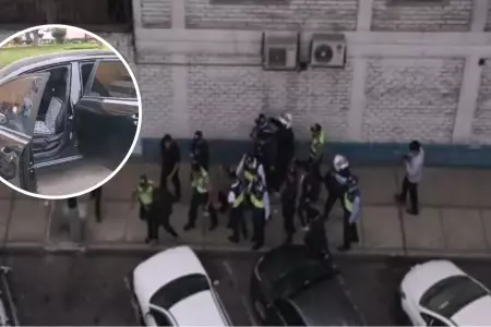 Surco: Polica captur a dos presuntos sicarios.