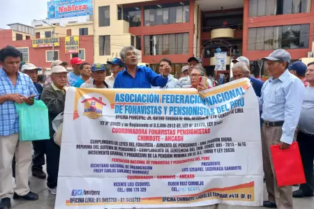 Fonavistas de Chimbote piden al Estado sus aportes