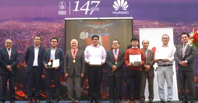 Universidad Nacional de Ingeniera y Huawei reconocen a estudiantes UNI que triu