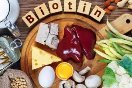 Alimentos con biotina.