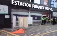 Terror en el Metro de Lima: Asesinan a mujer a balazos en exteriores de la estación Pirámide del Sol