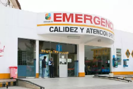 Joven grave en Hospital Regional de Huacho.