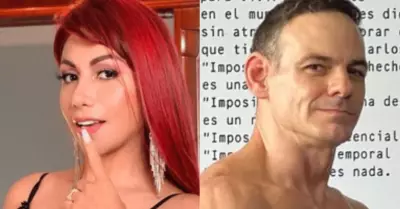 Deysi Araujo sorprendi a Mark Vito en su cumpleaos.