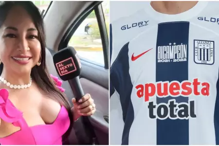 Reportera de 'Al sexto da' coquete con jugador de Alianza Lima