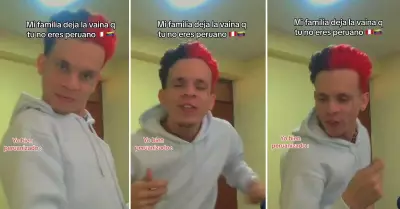 Venezolano cuadra a su familia por criticarlo de sentirse peruano.