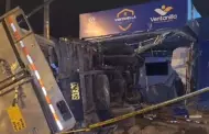 Ventanilla: Camión perdió el control e impactó contra caseta de serenazgo