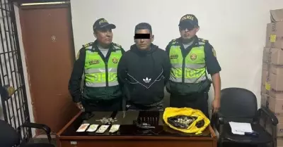 Policas frustran asalto en casa de apuestas en pleno centro de Trujillo