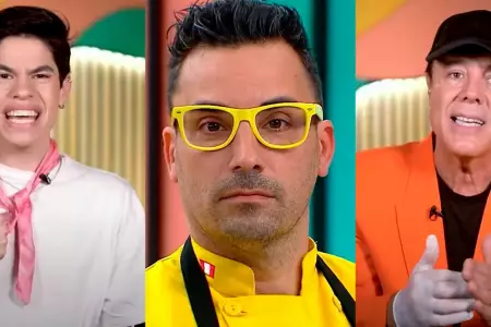 Josi Martnez, Santi Lesmes y Rocky Belmonte en 'El Gran Chef Famosos'.