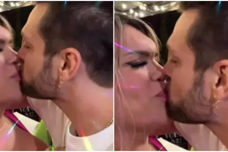 El beso de Nicola Porcella y Wendy Guevara