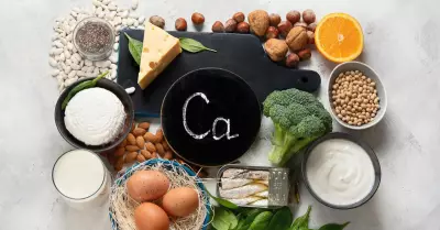Menopausia y alimentos donde se puede encontrar calcio.