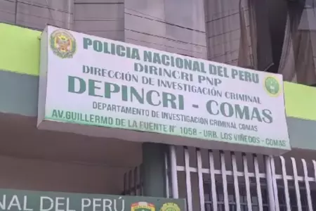 Sujetos detenidos en Depincri de Comas.