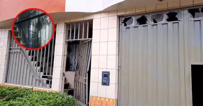 Extorsionadores detonan explosivo en vivienda de Trujillo.