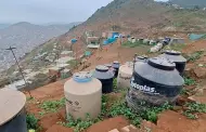 Villa Mara del Triunfo: Pobladores del asentamiento humano 24 C se abastecen de agua una vez cada 15 das