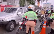San Borja: Realizan operativo contra servicio ilegal de taxi en motocicleta