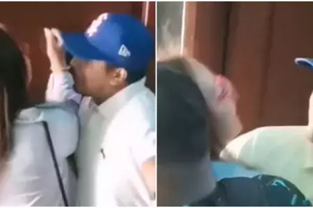 Mujer descubre a su pareja en night club