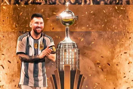 Messi estaría cerca de disputar la Copa Libertadores.